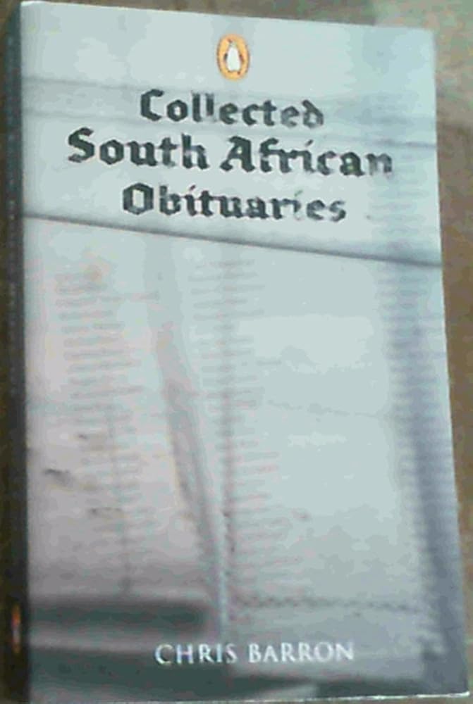 Collected South African Obituaries cover image