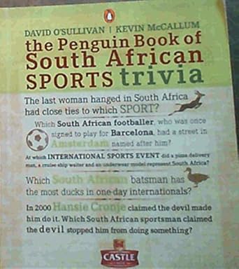 The Penguin Book of South African Sports Trivia cover image