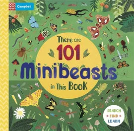 There are 101 Minibeasts in this Book