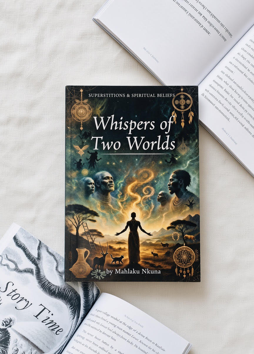 Whispers of Two Worlds, by Mahlaku Nkuna