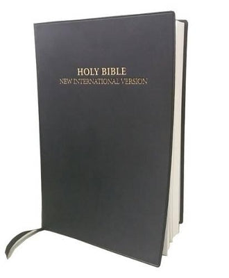 NIV standard black vinyl Bible