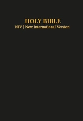 NIV luxury softcover Bible black design