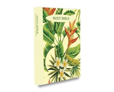 NIV satin print Bible exotic flower