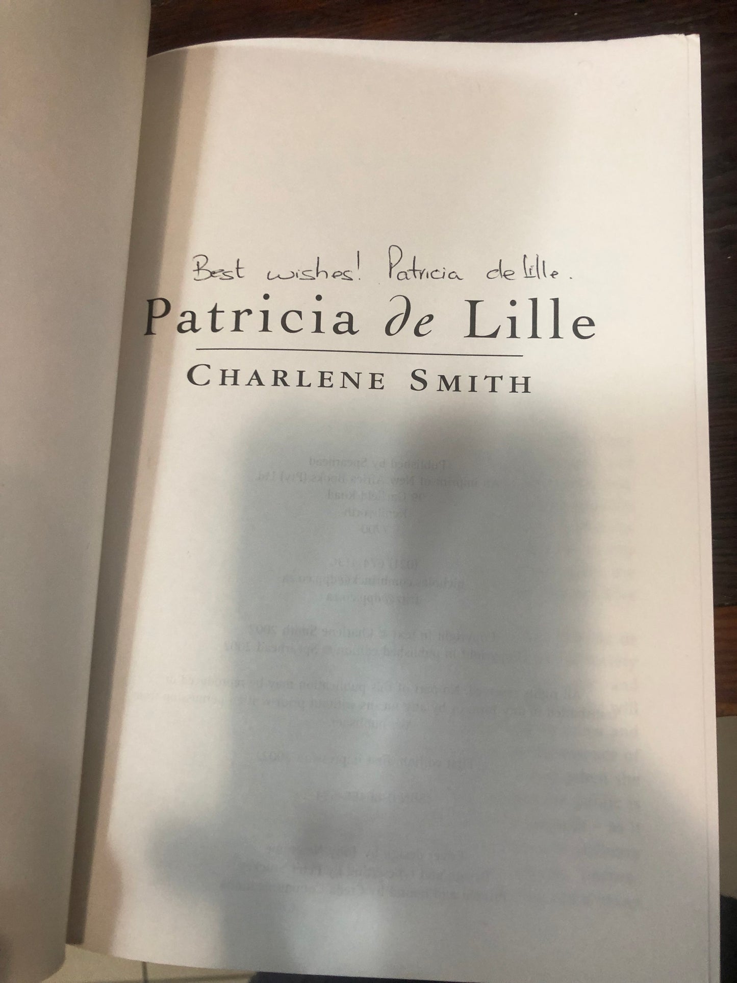 Patricia De Lille by Charlene Smith (Used)