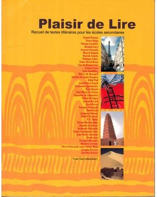 Plaisir de lire recueil de textes littéraires pour les écoles secondaires Yvan Gut