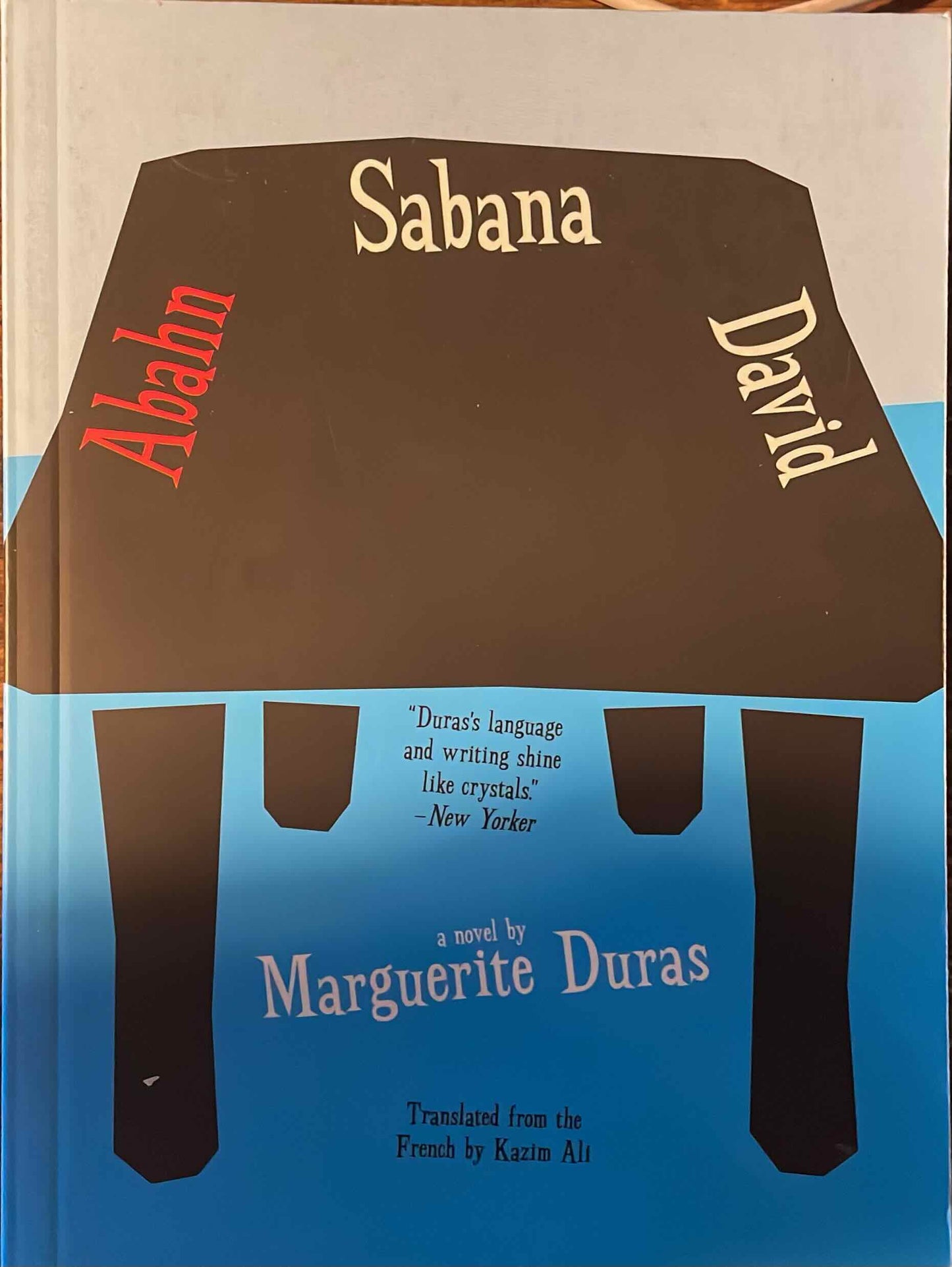 Abahn Sabana David, by Marguerite Duras (used)