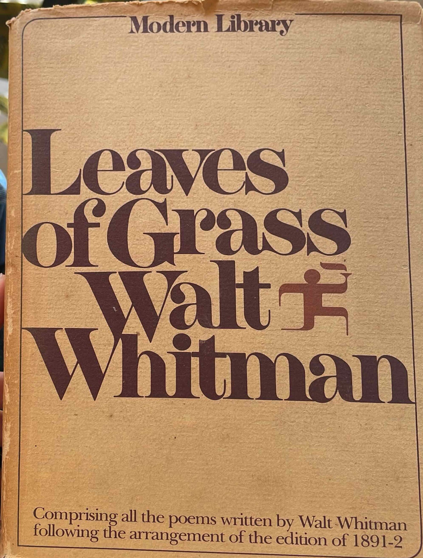 Leaves of Grass, by Walt Whitman (used)