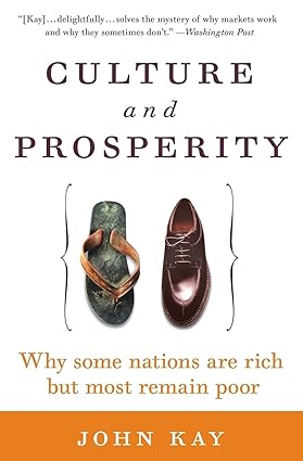 Culture and Prosperity: Why Some Nations Are Rich but Most Remain Poor by John Kay (Used)