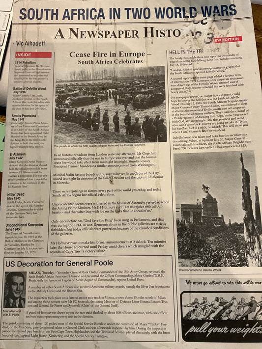 A Newspaper History: South Africa in Two World Wars