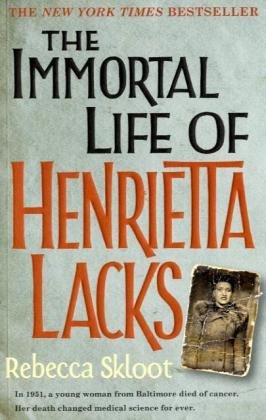 The Immortal Life of Henrietta Lacks cover image