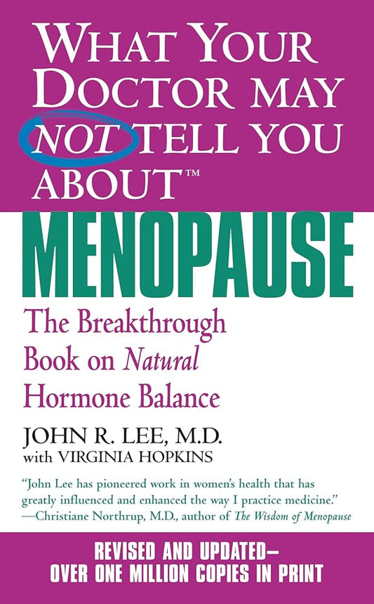 What Your Doctor May Not Tell You About Menopause (TM): The Breakthrough Book on Natural Hormone Balance cover image