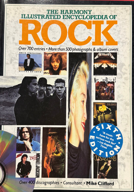 The Harmony Illustrated Encyclopedia of Rock, by Mike Clifford (used)