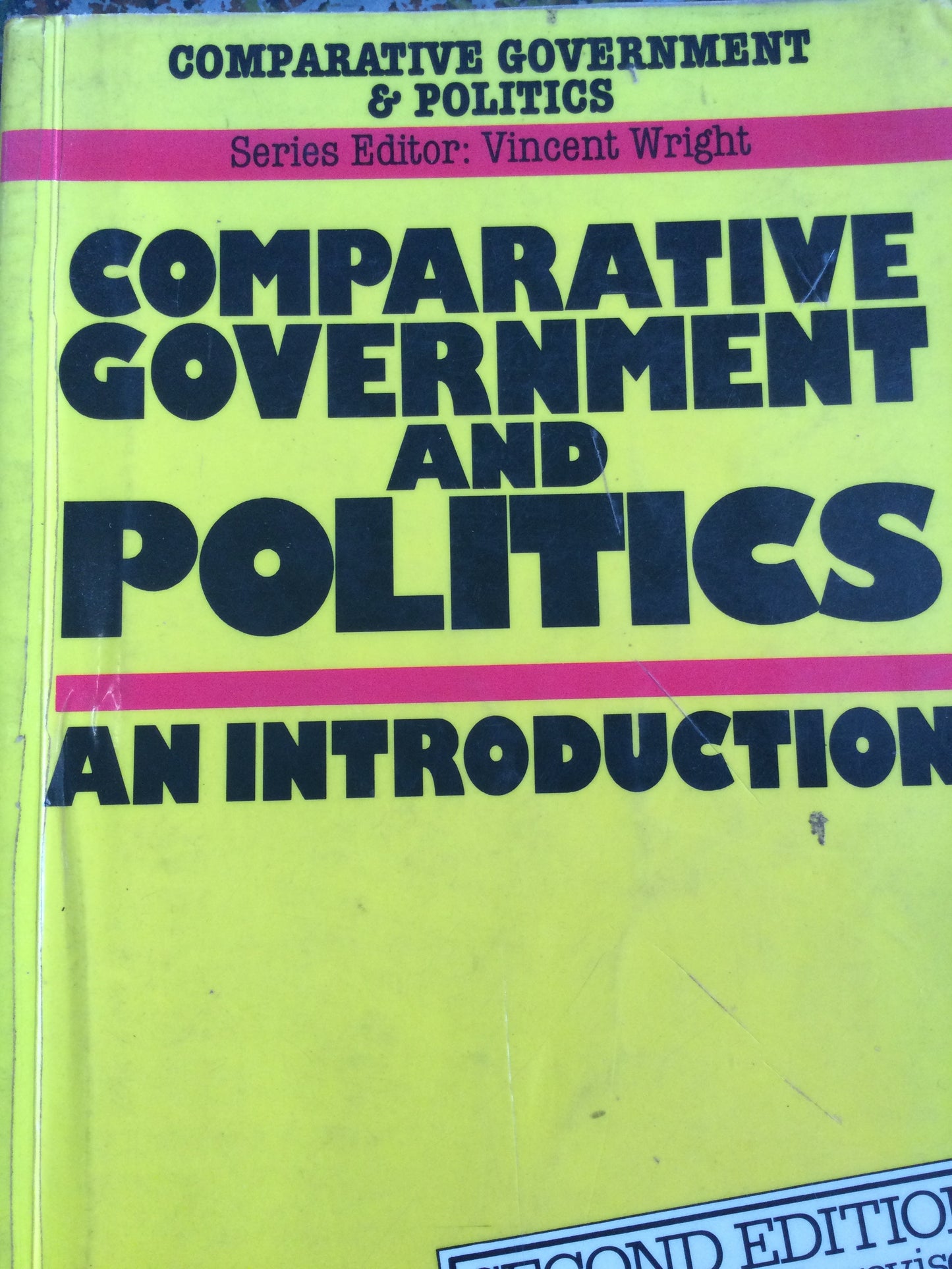 Comparative Government and Politics, by Rod Hague and Martin Harrop (Used)