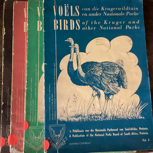 Birds of the Kruger and other National Parks Volumes 1-4 (Used)