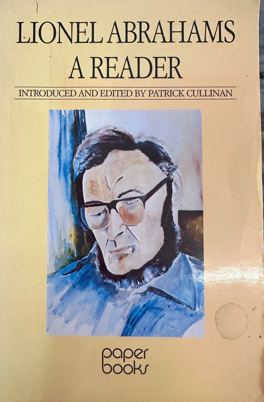 Lionel Abrahams, a reader (Paper books) (Used)