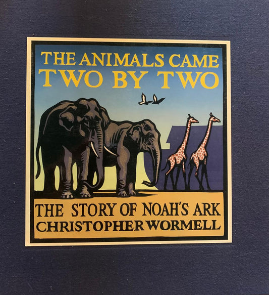 The Animals Came Two by Two by Christopher Wormell (used)