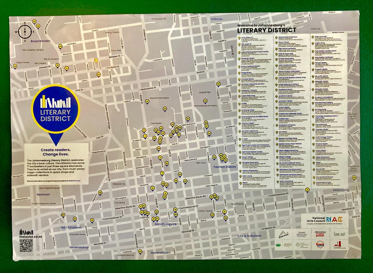 LitDistrict map (fold-out)