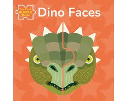 My First Puzzle Book: Dino Faces, by Agnese Baruzzi