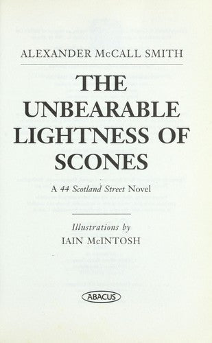 The Unbearable Lightness of Scones