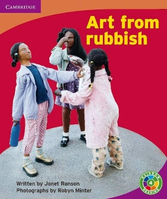 Art From Rubbish: Rubbish. Rainbow Reading Rubbish.
