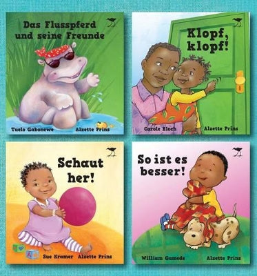 Little hands books for babies 1: Das Flusspferd und seine Freunde, Klof, klopf!, Schaut her!, So ist es besser!