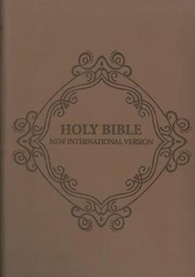 Holy Bible: NIV luxury leather look Bible zip mink