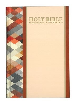 NIV standard printed green feather design Bible
