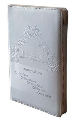 NIV standard silver luxury Bible