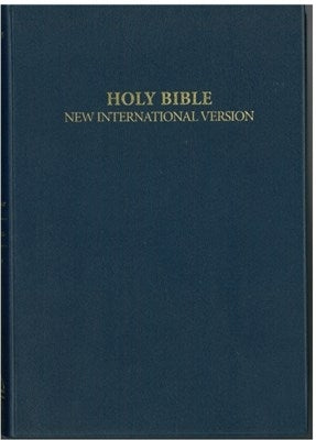 NIV vinyl Bible navy blue