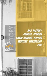 Bag Factory Artists' Studios David Koloane Award Writers' Mentorship
