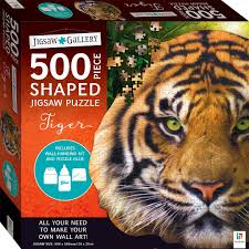 Jigsaw Gallery 500-Piece Shaped Jigsaw: Tiger
