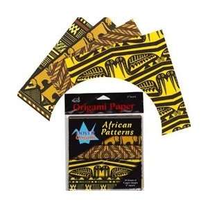 African Patterns 6" Origami Paper 6-Pack